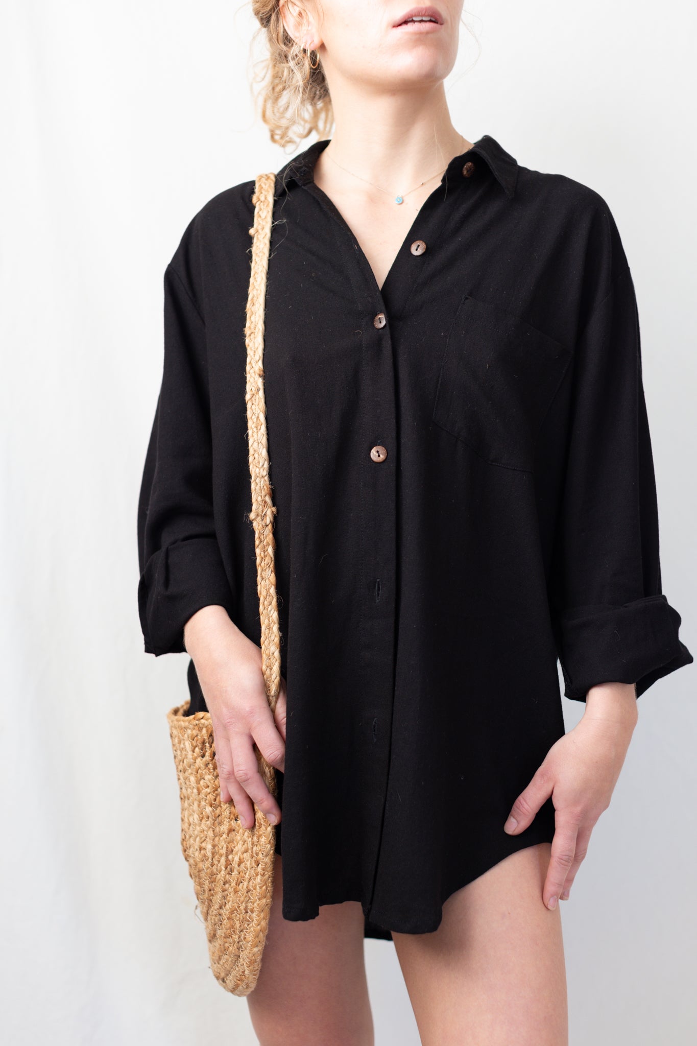Oversized Linen Shirt
