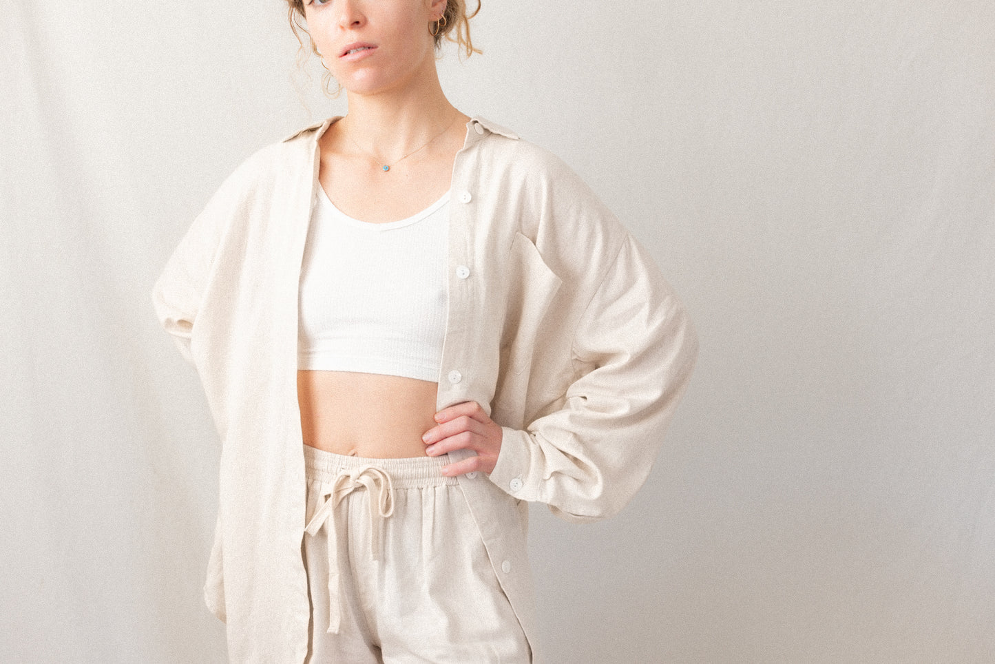 Oversized Linen Shirt
